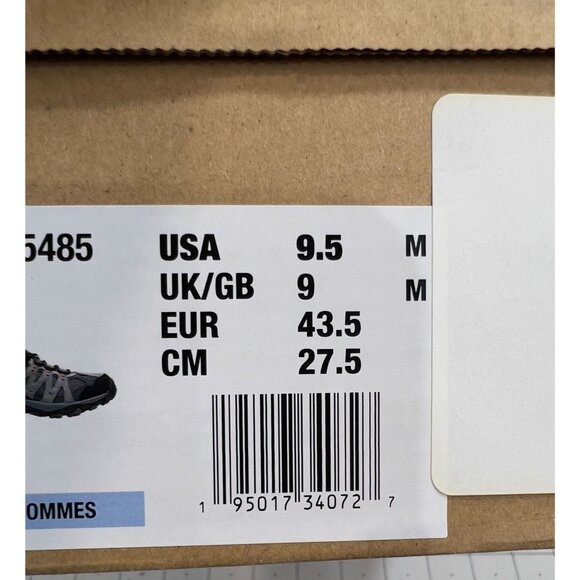 Merrell Accentor 3 Hiking Shoes Leather/Synthetic Men's Sz. 9.5 New Rock/Gray - Picture 9 of 10